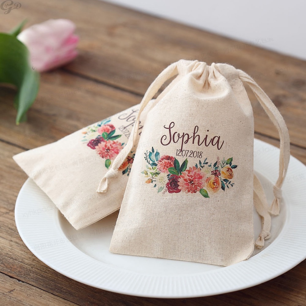 Baby Clothing Logo - 100 個カスタム名ロゴ結婚式誕生日ベビーシャワー婚約パティ包装ビジネスギフトバッグ