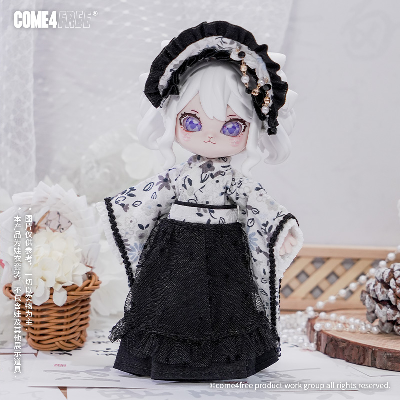 Baby Clothing Model - 4つの無料のベビー服,夜のfu,ob11,bjdスカート
