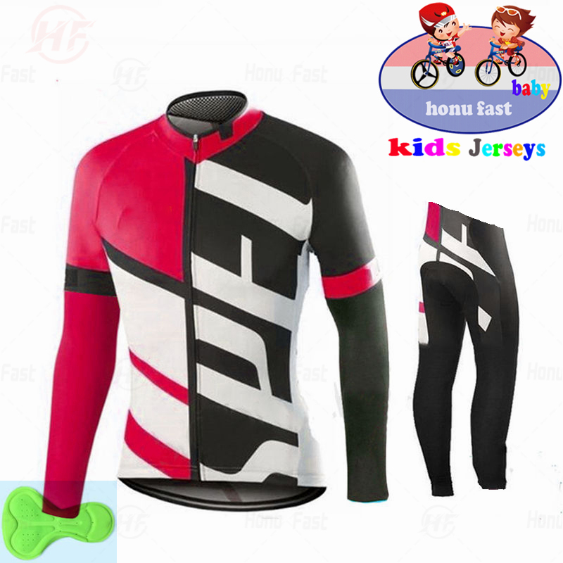 Baby Clothing Factory - ベビー 2026 新しいサイクリングジャージセット子供長袖子供服マウンテンバイクスーツチームユニフォーム春秋通気性