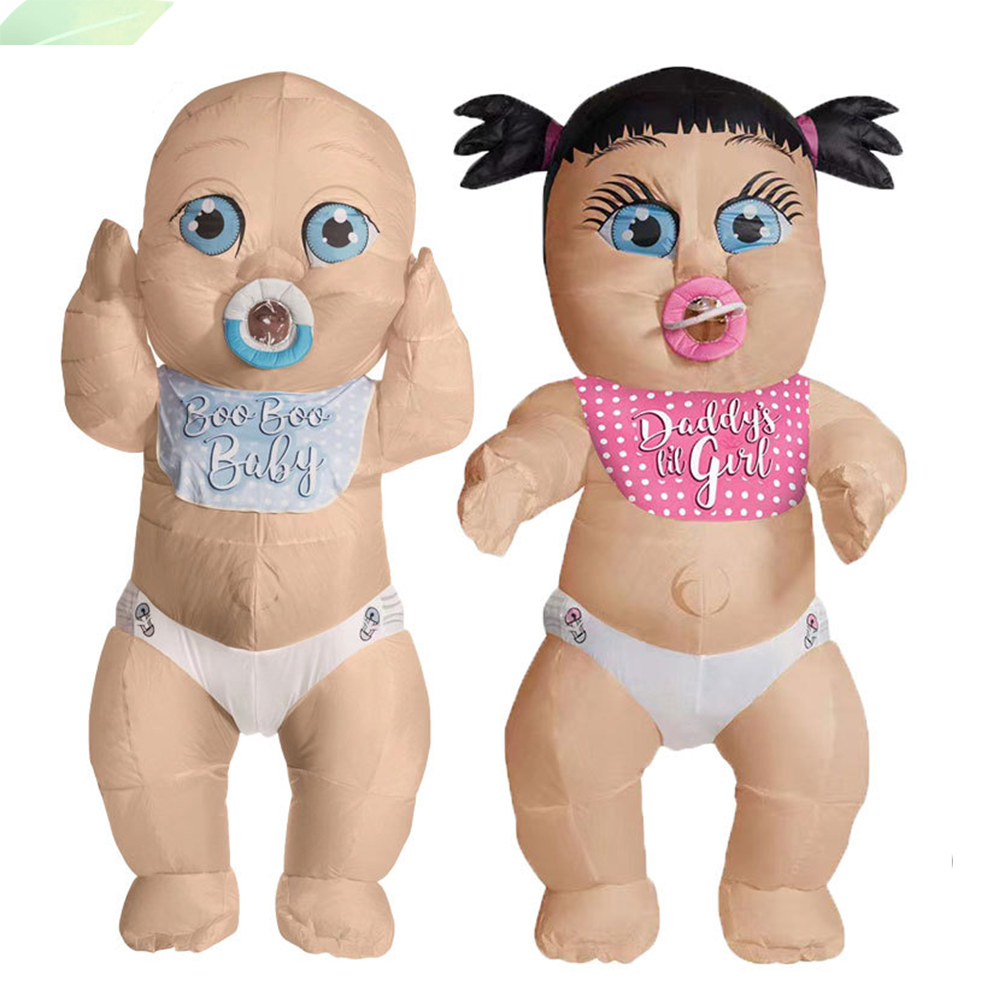 Baby Clothing For Boys - 男の子女の子巨大な赤ちゃんインフレータブル服大人のコスプレマスコット衣装ハロウィン性別発表パーティー