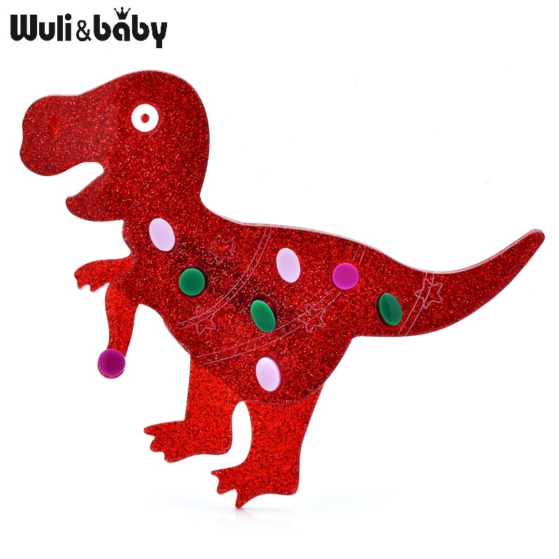 Baby Clothing Bag - Wuli&baby アクリル素敵なドラゴンブローチ古代動物女性のための服バックパックブローチピンギフト