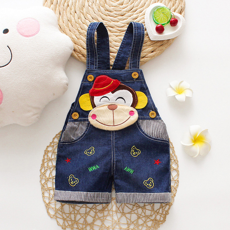 Baby Clothing Jumpers - IENENS キッズベビーボーイズ服パンツデニムショートパンツジーンズオーバーオール幼児幼児女の子ジャンパー遊び着服ショートパンツ