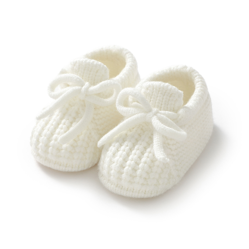 Baby Clothing For Bed - 新生児ベビーシューズニット幼児男の子女の子ファーストブーツファッション固体幼児子供ベッド靴 0-18M 暖かい衣類アクセサリー