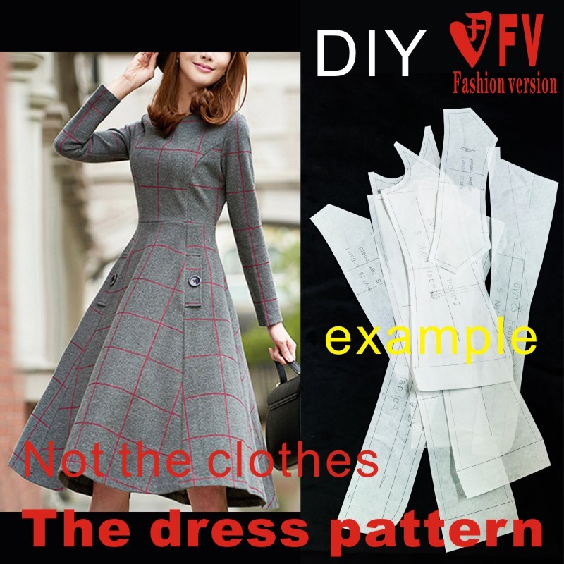 Baby Clothing Patterns - ドレス縫製パターンテンプレート切断描画衣類diy ((販売していない服)) BLQ-236