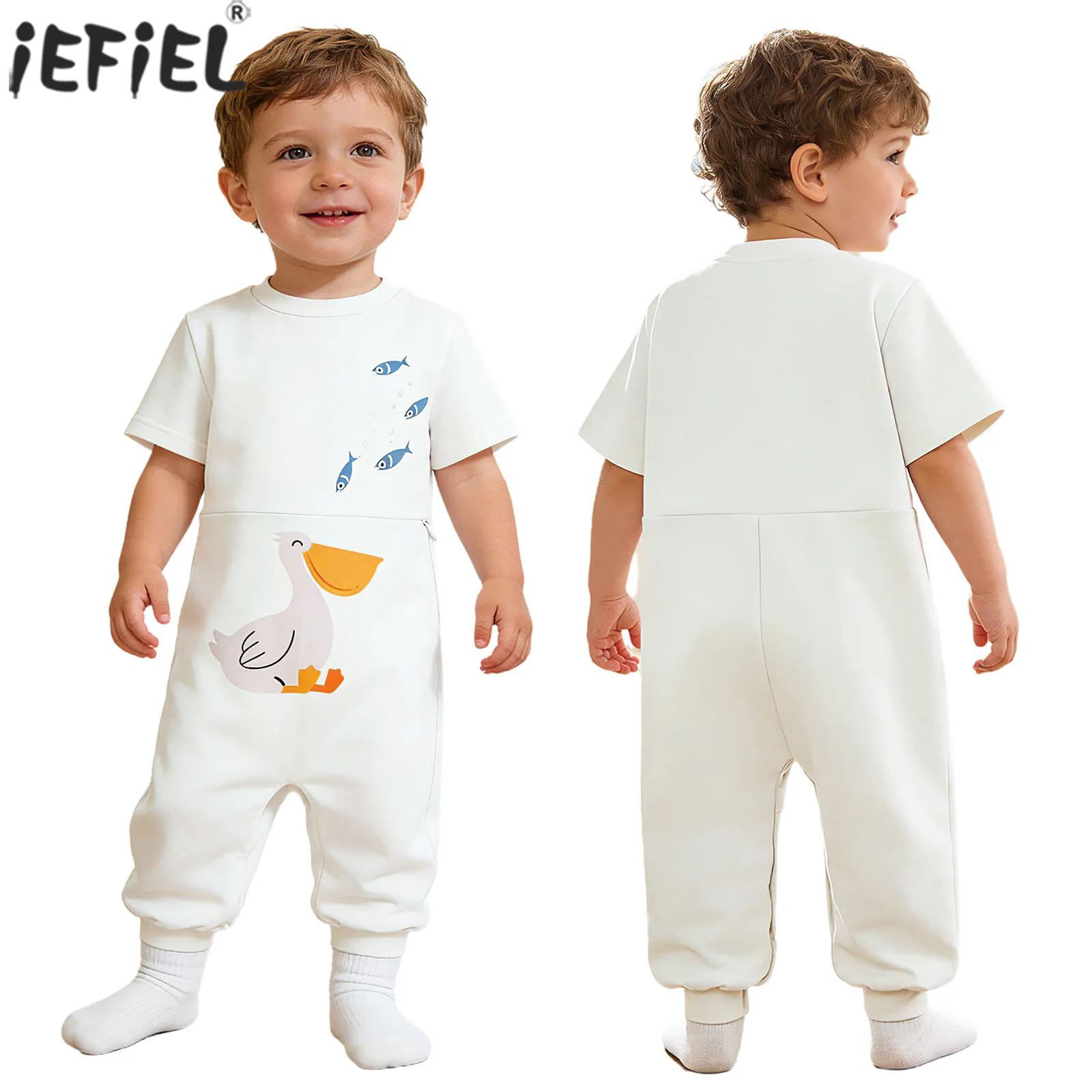 Baby Clothing For Boys - 赤ちゃん男の子女の子特別なニーズのある子供向け適応服半袖ジッパー股開きチューブアクセス給餌ジャンプスーツ幼児キッズホームウェア