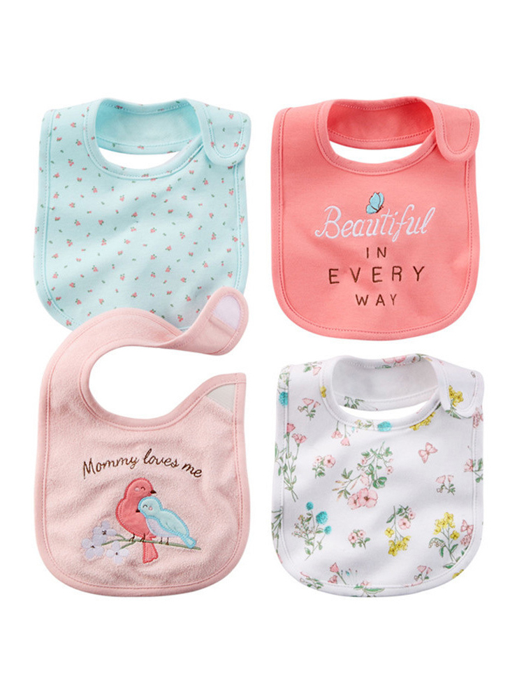 Baby Clothing For Boys - 綿 100% ベビーよだれかけ防水バンダナベビーガールズボーイズよだれかけ & げっぷ布ベビー服製品タオルバンダナ