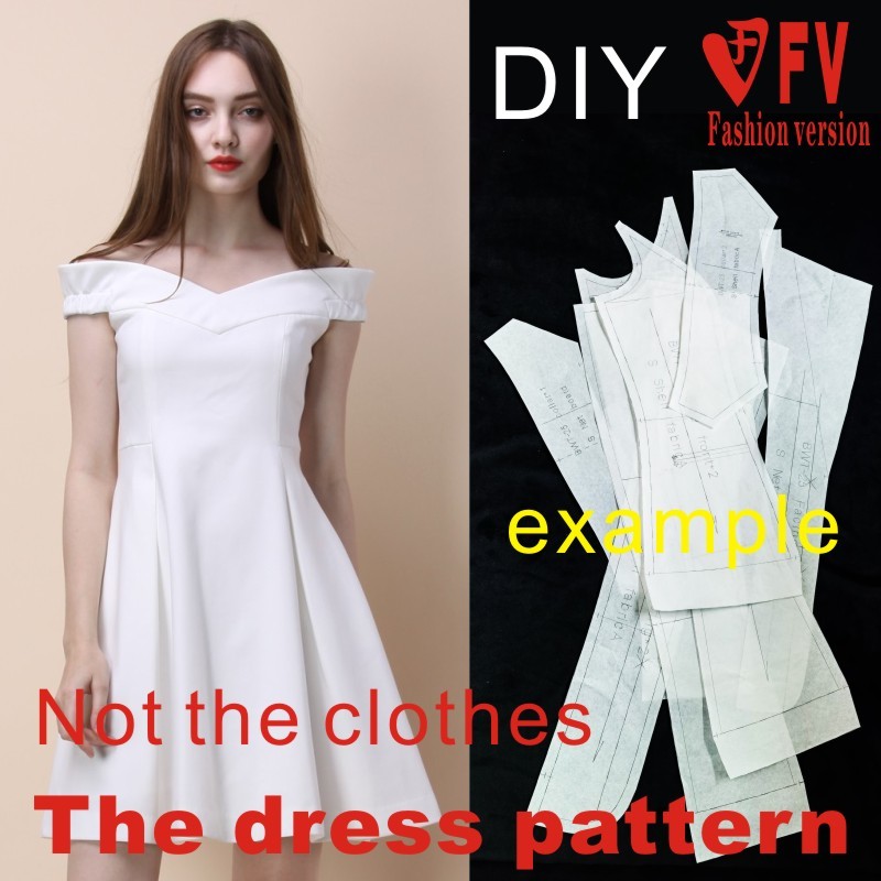 Baby Clothing Patterns - 衣服パターンジッパースタイルドレス縫製デザイン描画女性のパターンBLQ-323