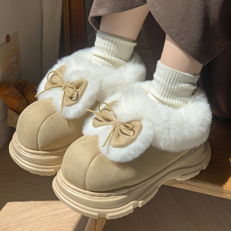 暖かいフェイクファーふわふわスリッパ レディース 冬用プラッ - Soft Sole Booties のレビューと価格