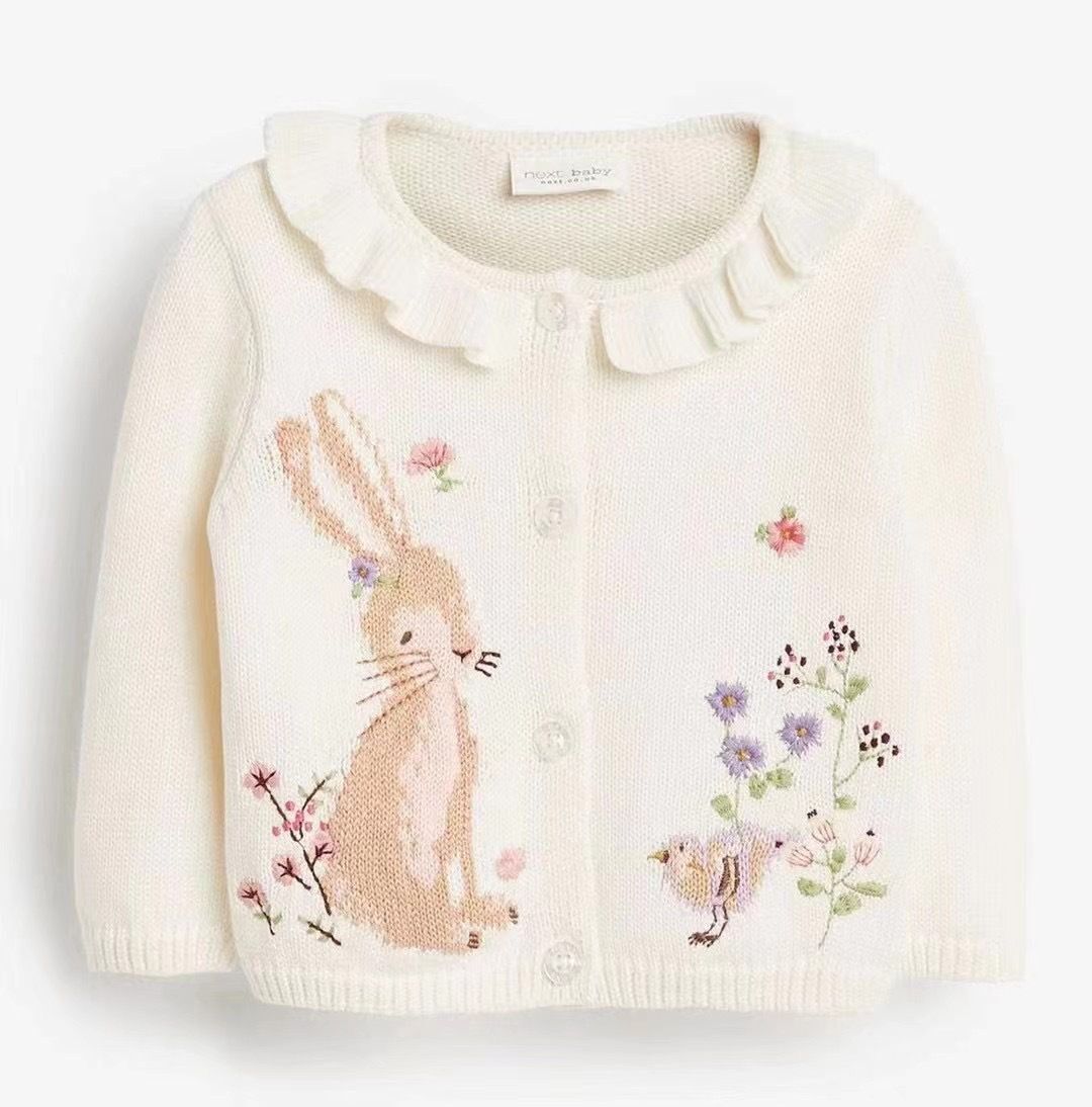 2025年春秋 子供用ジャンパー ベビーガール 手刺繍 ツイ - Baby Clothing Jumpers のレビューと価格