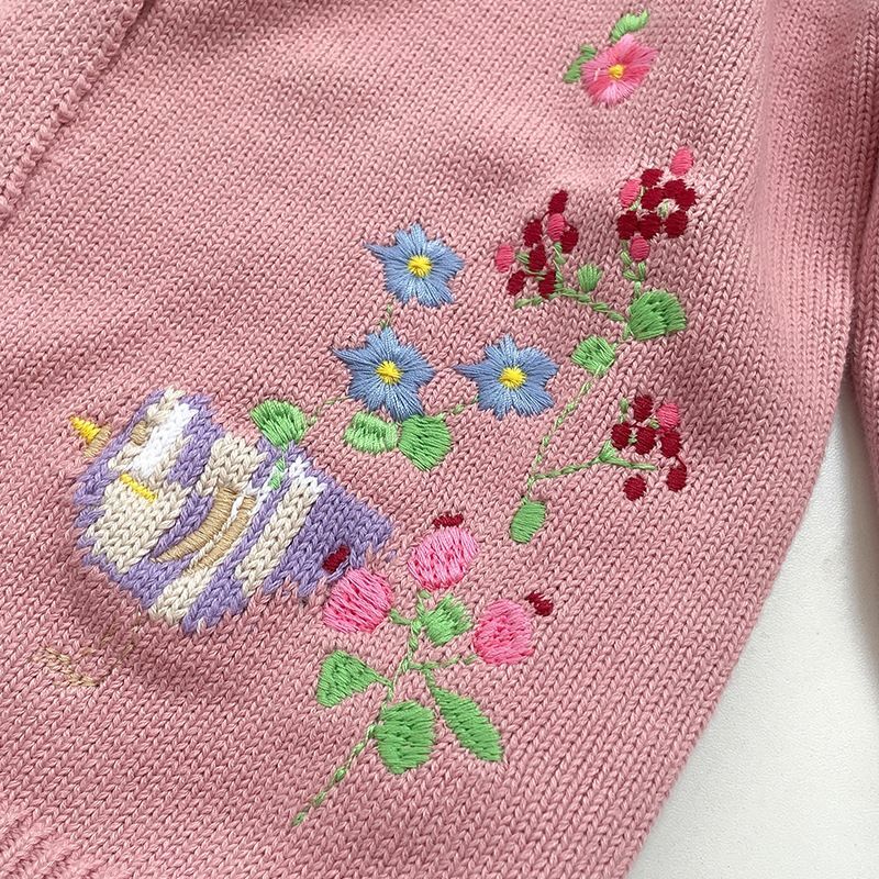 2025年春秋 子供用ジャンパー ベビーガール 手刺繍 ツイ - Baby Clothing Jumpers のレビューと価格