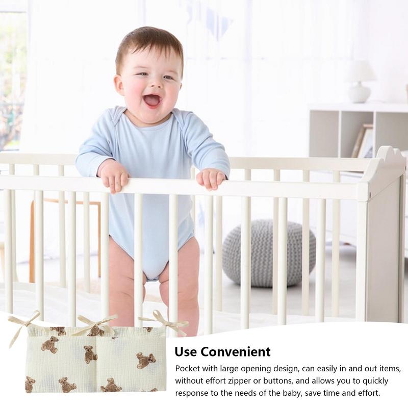 ベビーベッドオーガナイザー、キャディベッド、収納バッグ、2ポ - Baby Clothing Bag のレビューと価格