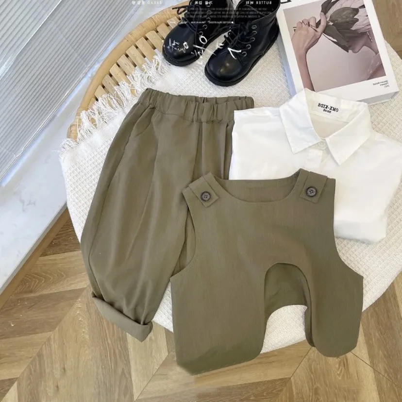 3 個セット春男の子服セット 2024 カジュアルベスト + - Baby Clothing Korea のレビューと価格