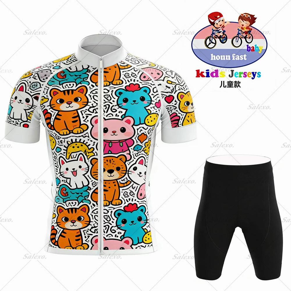 ベビー 2026 キッズサイクリングジャージセット男の子女の - Baby Clothing Factory のレビューと価格