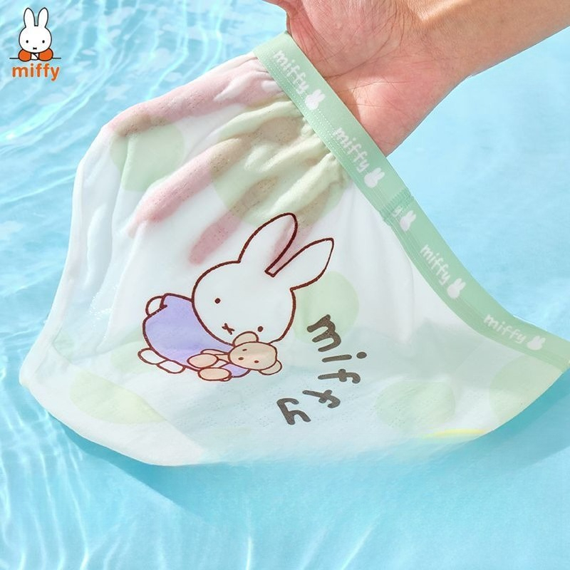 ミッフィーかわいいアニメ漫画パンツ女の子通気パンツアイスシル - Baby Clothing Model のレビューと価格