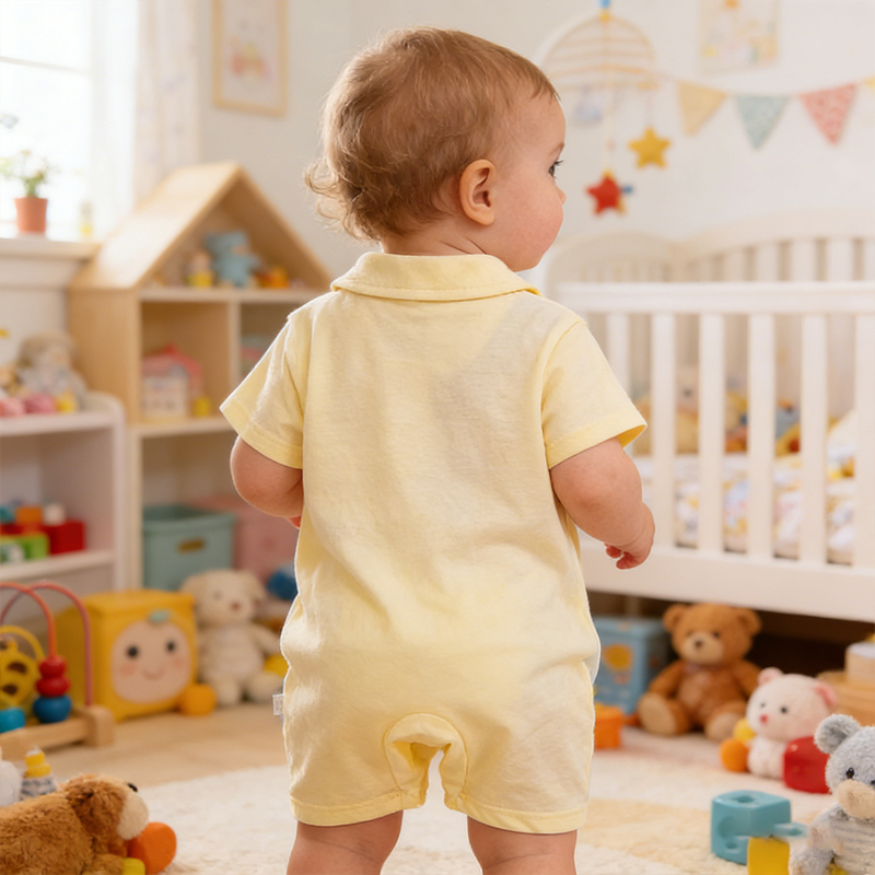 夏用ベビーロンパース 男の子用半袖ロンパース 3-18ヶ月の - Baby Clothing Elephant のレビューと価格