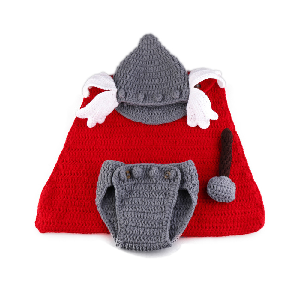 幼児男の子スーパーヒーロースタイルかぎ針編みニット服新生児写 - Baby Clothing For Boys のレビューと価格