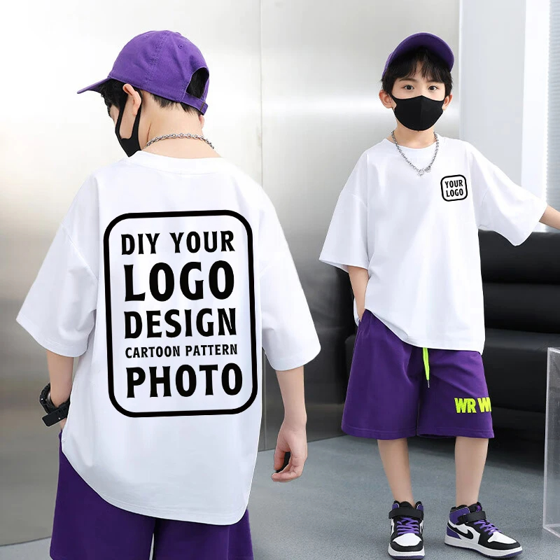 純綿パーソナライズギフトTシャツトップス カスタムTシャツ、 - Baby Clothing Logo のレビューと価格