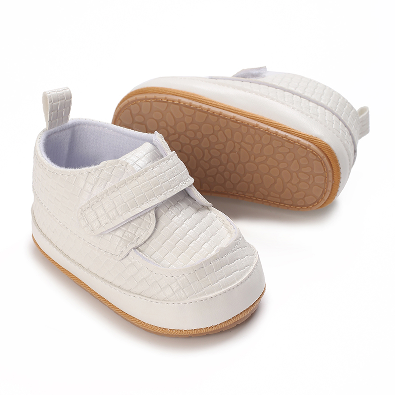 春と秋のファッショナブルでシンプルな布製シューズ、新生児向け - Soft Sole Booties のレビューと価格