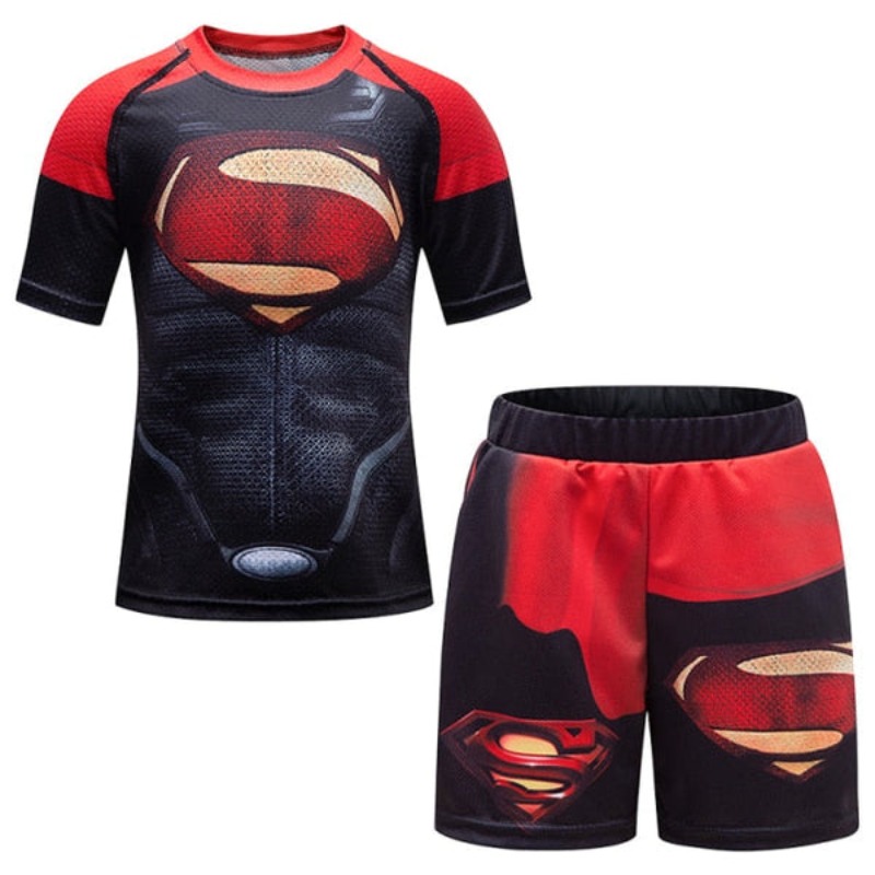 超人気スーパーマンロゴ柄ラウンドネックトレンドTシャツ、正義 - Baby Clothing Logo のレビューと価格