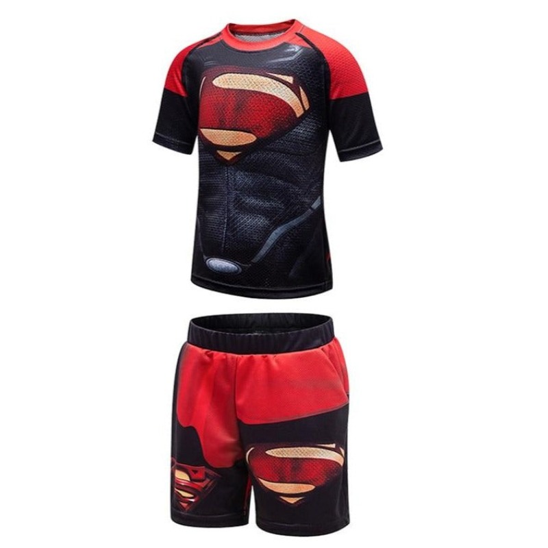 超人気スーパーマンロゴ柄ラウンドネックトレンドTシャツ、正義 - Baby Clothing Logo のレビューと価格