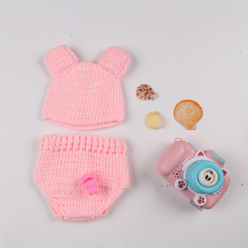 新生児写真アクセサリーセット,かぎ針編みのベビーハット,バル - Baby Clothing On Sale のレビューと価格