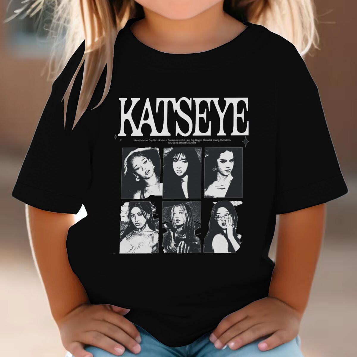 KATSEYE プリント夏トップス女の子 Y2K ヴィンテー - Baby Clothing On Sale のレビューと価格
