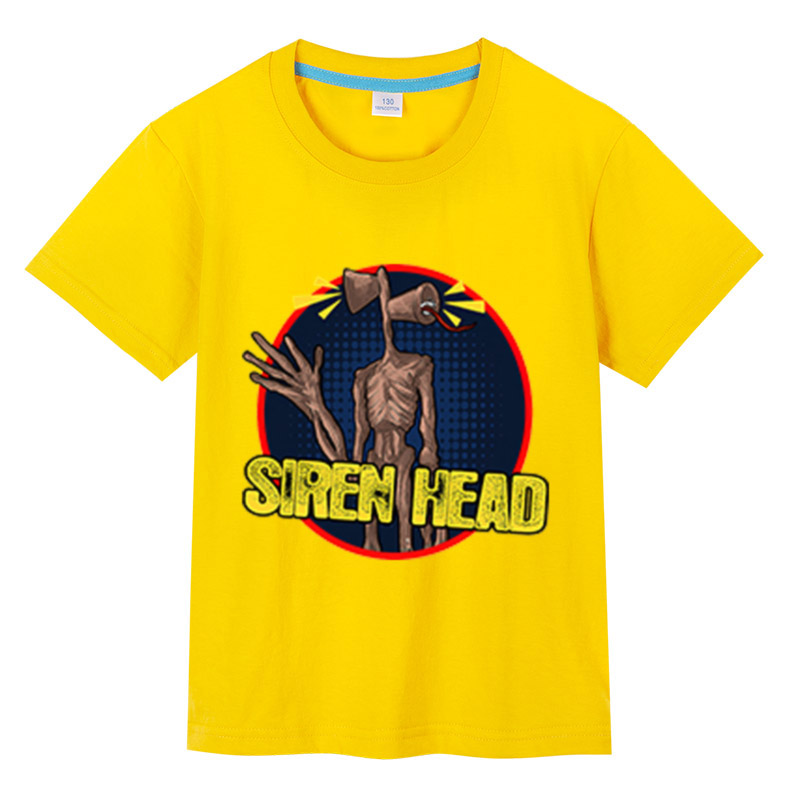 ブルーコットンサイレンヘッドプリント Tシャツ少年少女カジュ - Baby Shop Clothing のレビューと価格