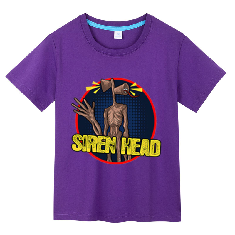 ブルーコットンサイレンヘッドプリント Tシャツ少年少女カジュ - Baby Shop Clothing のレビューと価格