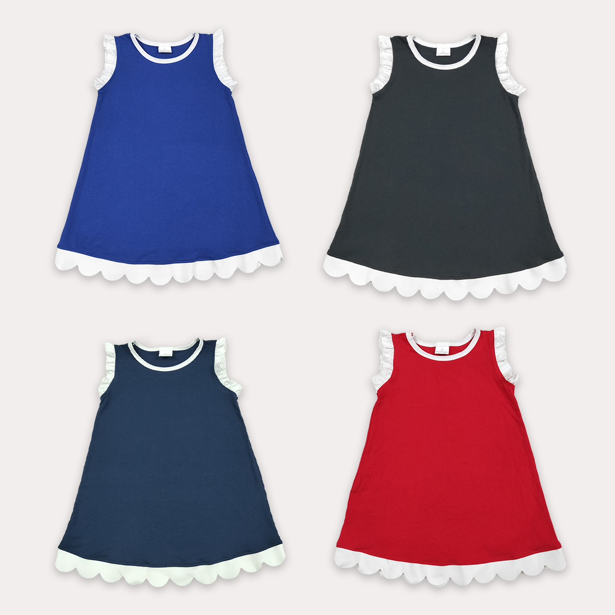 キッズドレス服女の赤ちゃんノースリーブファッション快適なスカ - Baby Clothing Wholesale のレビューと価格