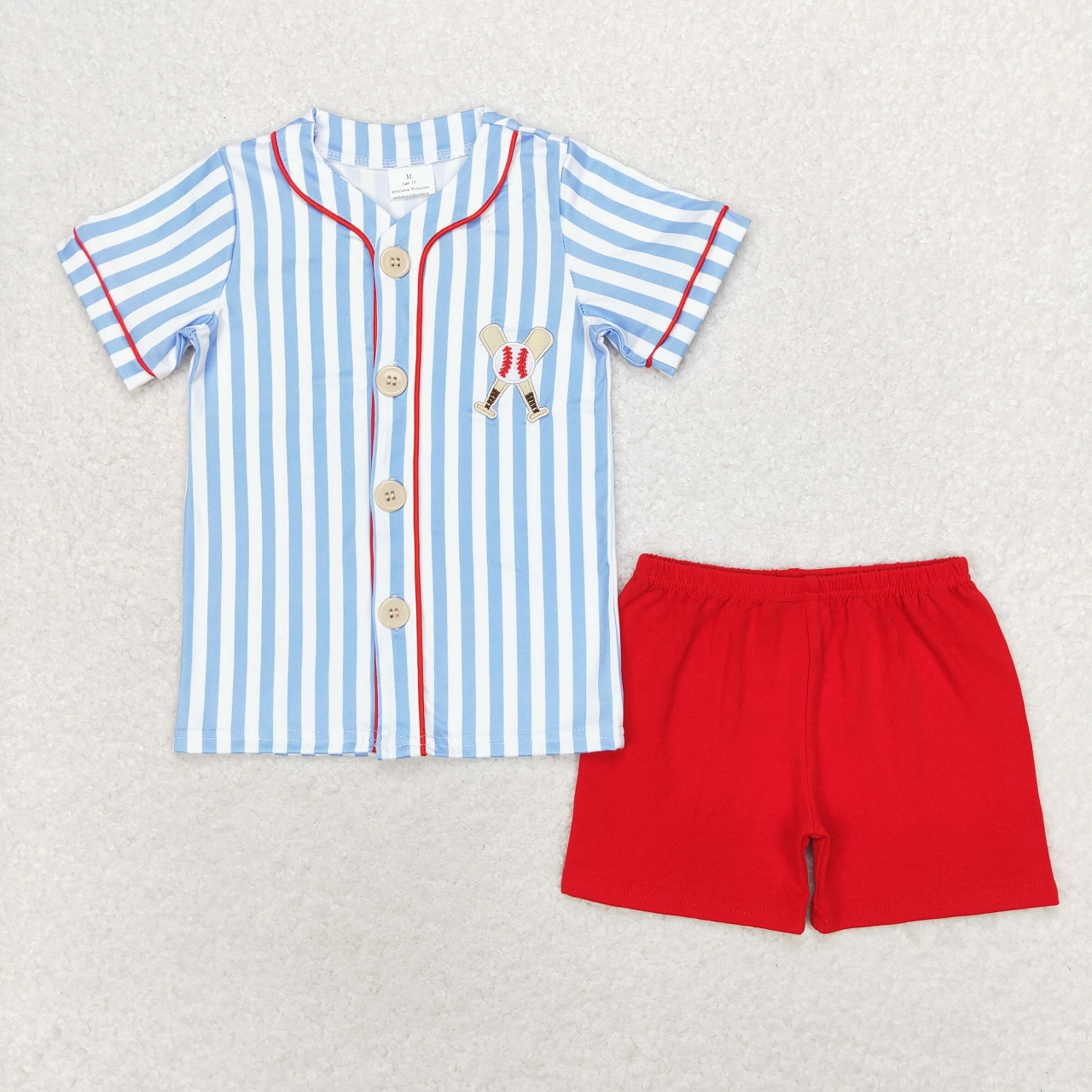 子供用の青いトップスとショーツのセット,男の子と女の子の衣装 - Baby Clothing Wholesale のレビューと価格