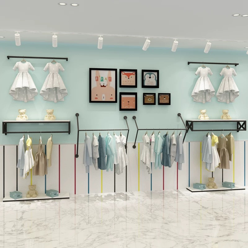子供服店家具 ベビー服店陳列棚 キッズ服小売店用 - Baby Shop Clothing のレビューと価格