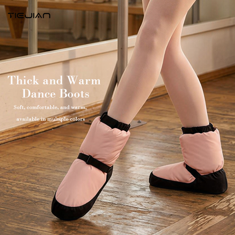 バレエウォームブーツ、女性用ソフトソールダンス練習用コットン - Soft Sole Booties のレビューと価格