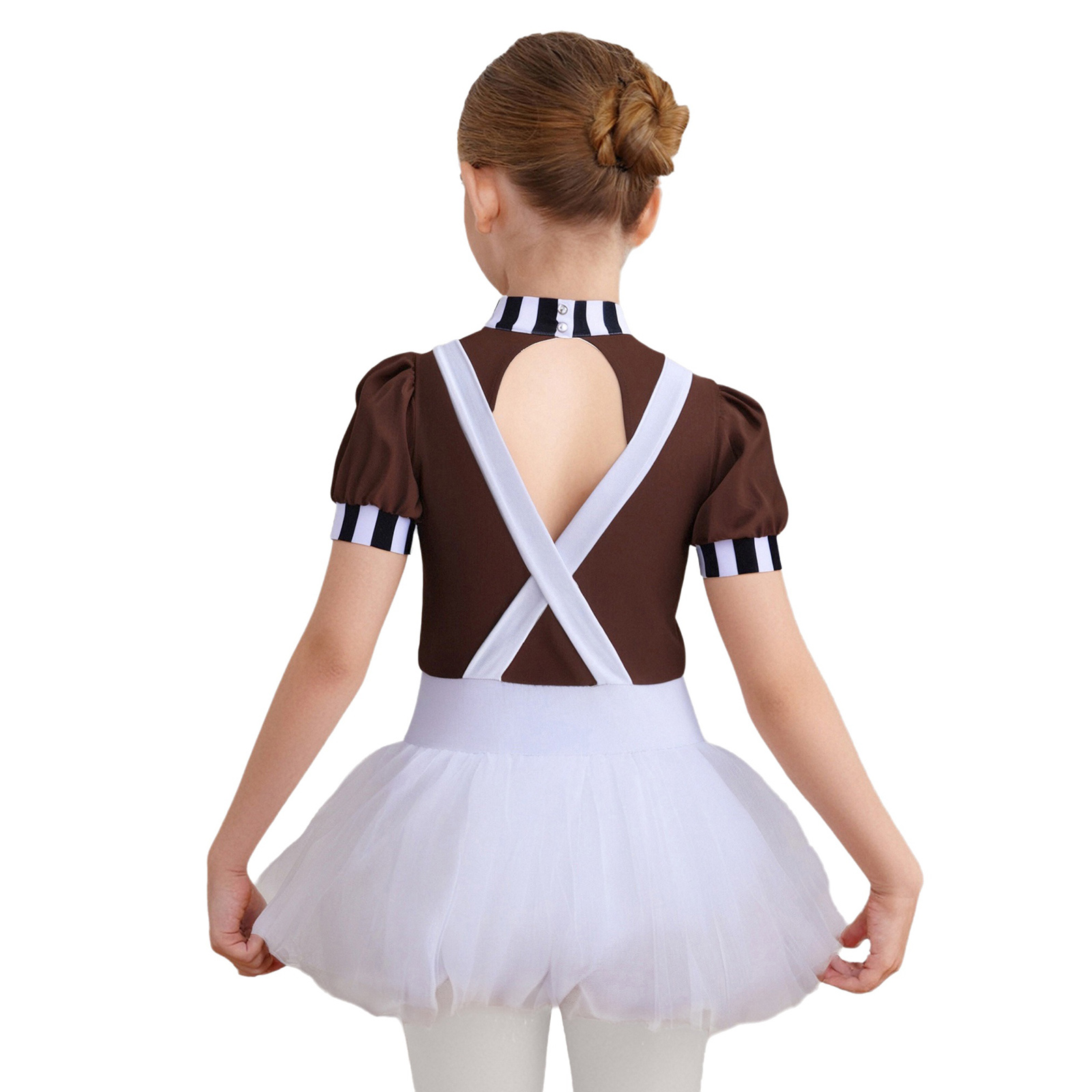 キッズガールズハロウィンチョコレート工場労働者コスチュームテ - Baby Clothing Factory のレビューと価格