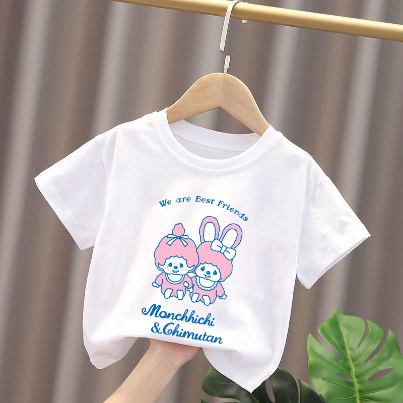 モンチッチキッズ Tシャツアニメフィギュア少年少女トップス  - Baby Clothing On Sale のレビューと価格