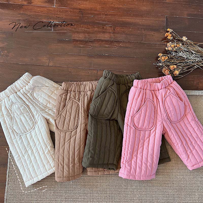 冬の韓国子供パンツ 2025 厚みの幼児パンツ子供の綿ぬいぐ - Baby Clothing Korea のレビューと価格