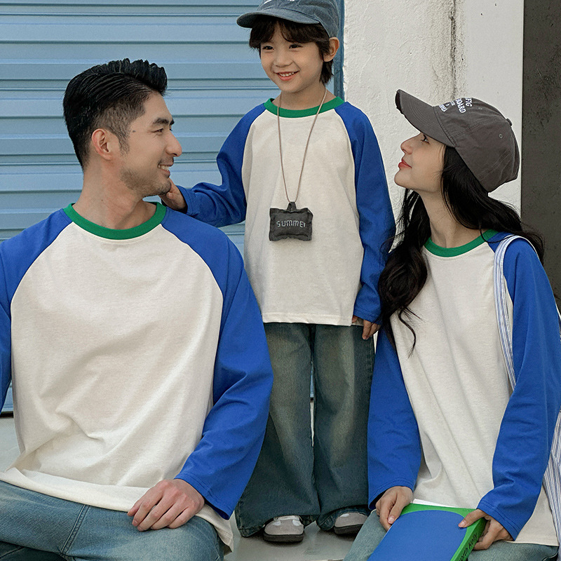 綿 Tシャツ家族マッチングおかしい長袖テスお父さんお母さんと - Baby Clothing Korea のレビューと価格