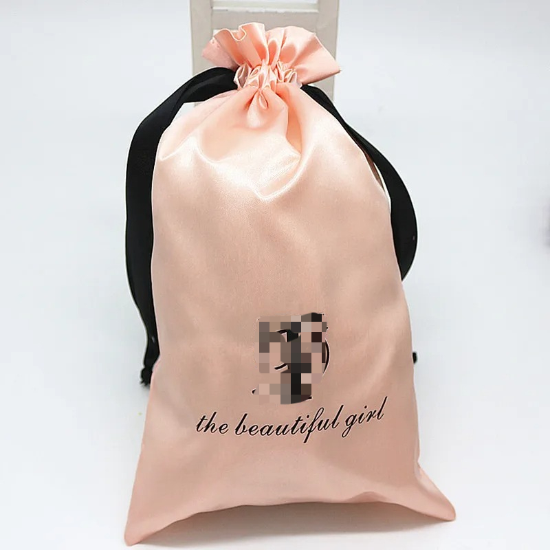 ピンクのシルクサテンバッグ20個,ヘアエクステンション/ウィ - Baby Clothing Bag のレビューと価格