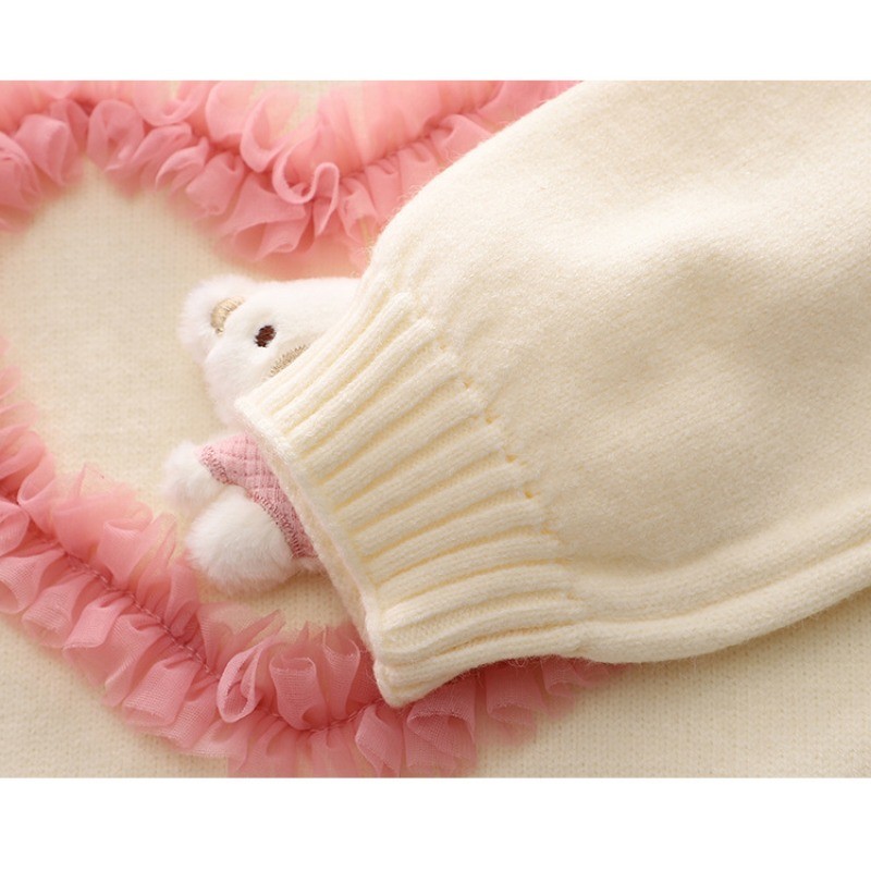 女の赤ちゃんのクマの愛のジャンパーとふわふわのスカートのセッ - Baby Clothing Jumpers のレビューと価格