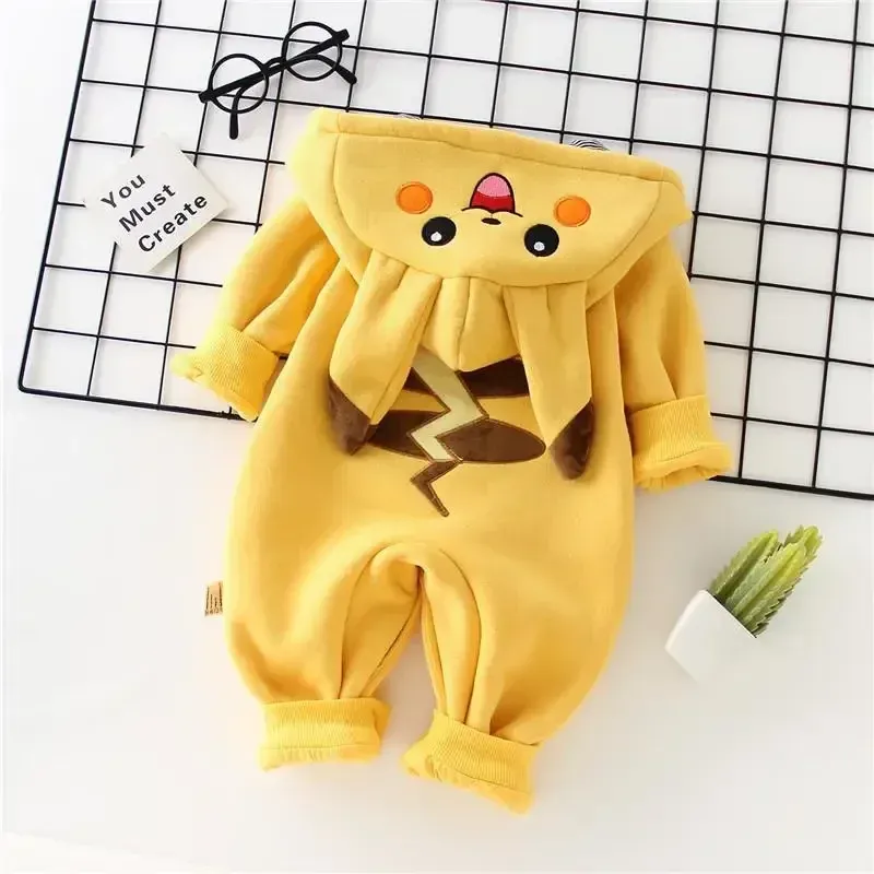 漫画ポケットモンスターベビーパジャマ新生児かわいい冬長袖子供 - Baby Clothing On Sale のレビューと価格