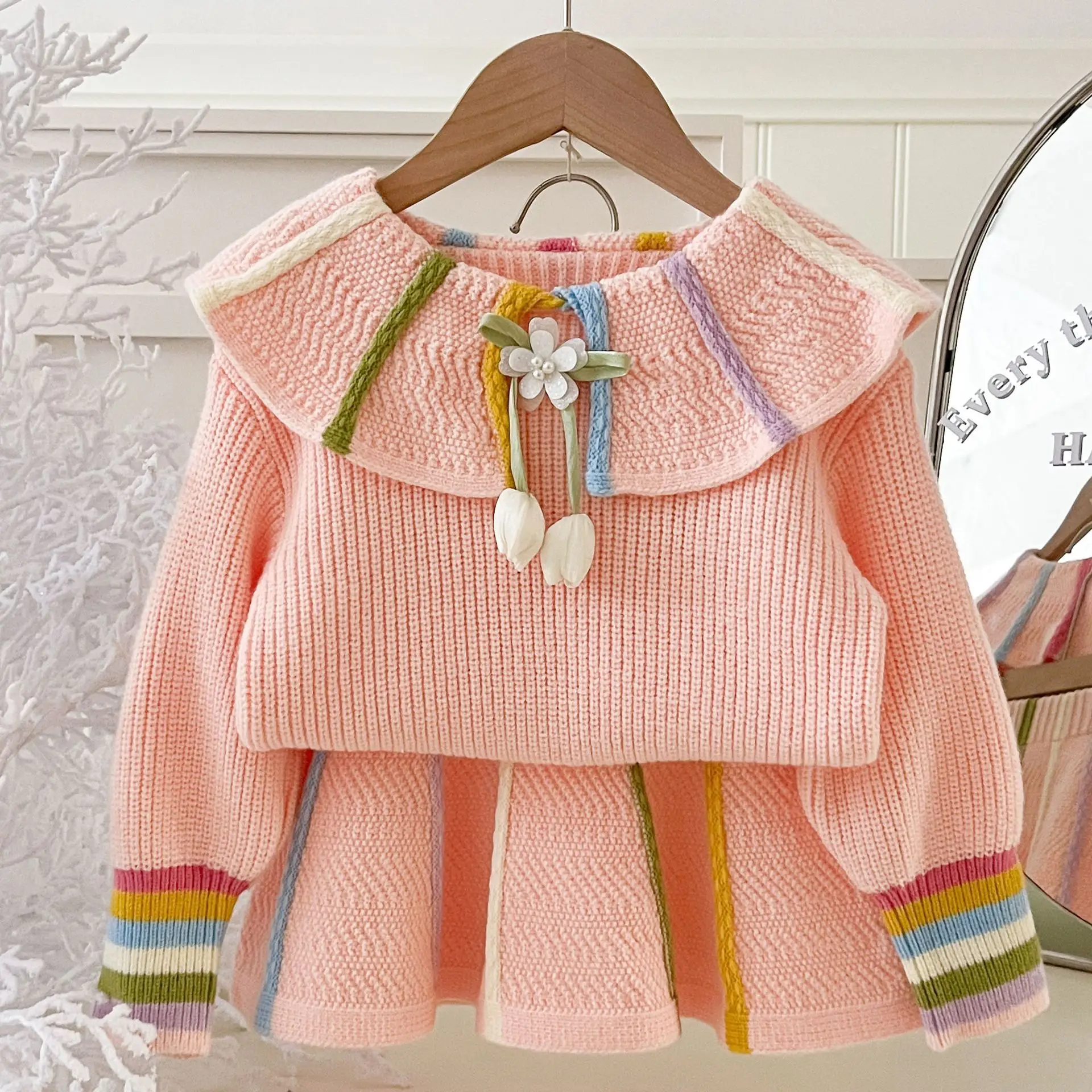 女の子スーツ2026春と秋の新作子供服女の子ベビーヘアボール - Baby Clothing Jumpers のレビューと価格
