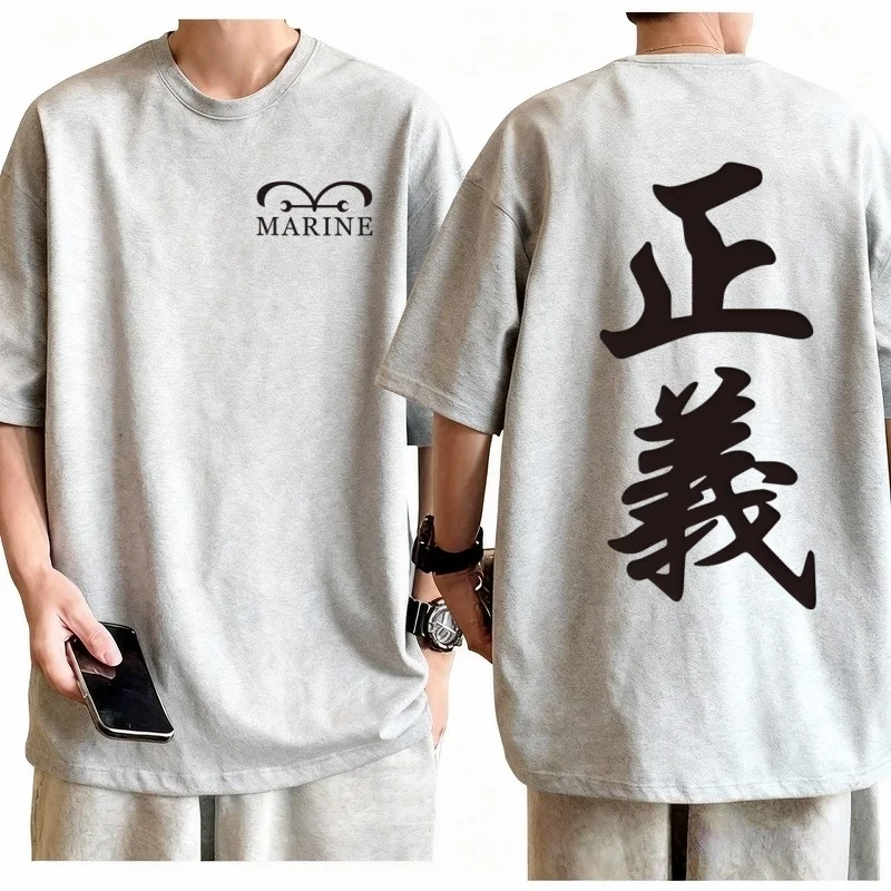 ワンピースマリンジャスティスキッズ Tシャツ男性特大コットン - Baby Clothing Logo のレビューと価格