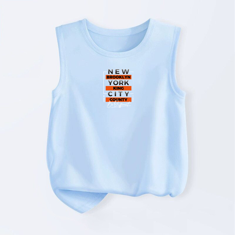 子供用カリフォルニアシティベストボーイズノースリーブ通気性T - Baby Clothing Logo のレビューと価格