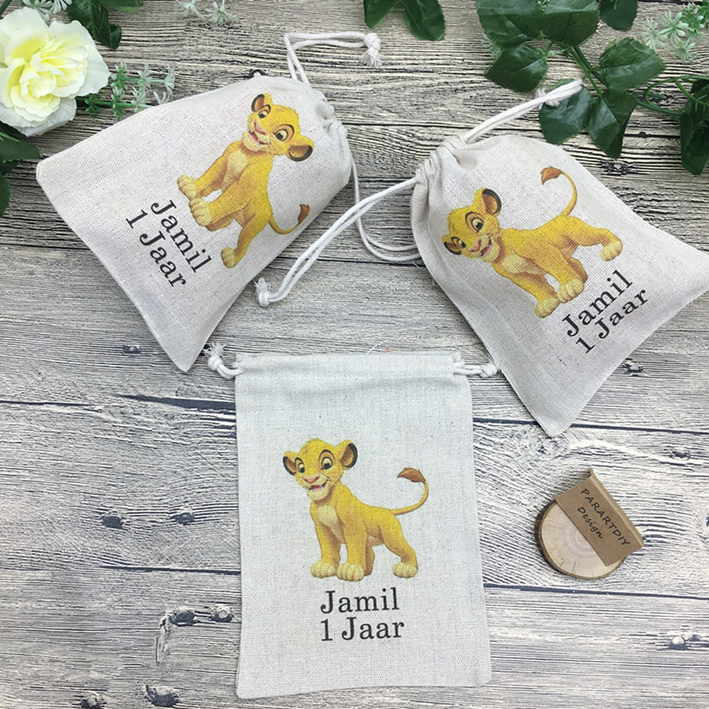 ライオンの誕生日プレゼント用のパーソナライズされたバッグ,赤 - Baby Clothing Bag のレビューと価格