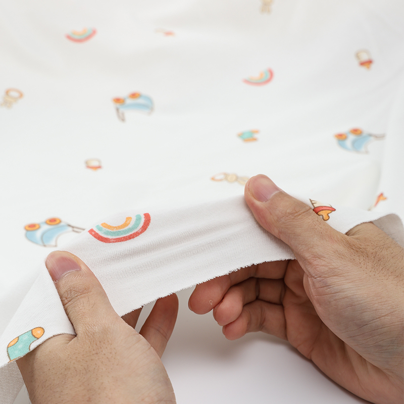 伸縮性のある純綿のプリント生地,ベビー服,パジャマ,シーツ, - Baby Clothing For Bed のレビューと価格