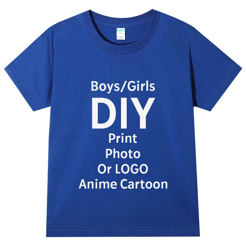 DIY！大人/子供用クルーネックプリント入り100％コットン - Baby Clothing Logo のレビューと価格