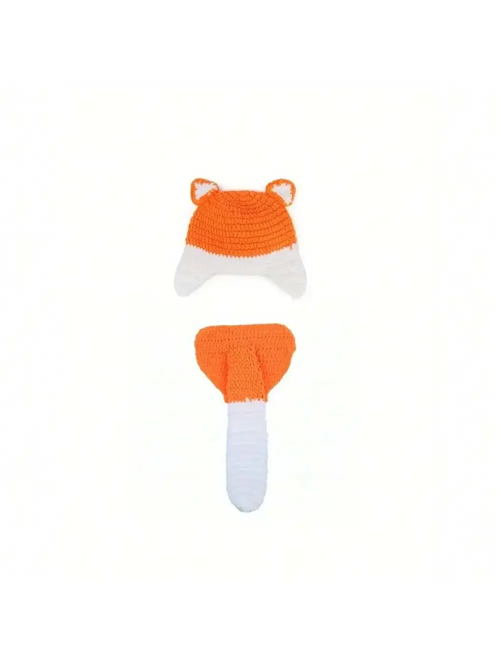 新生児用のかぎ針編みのキツネのコスチューム,写真のアクセサリ - Baby Clothing On Sale のレビューと価格