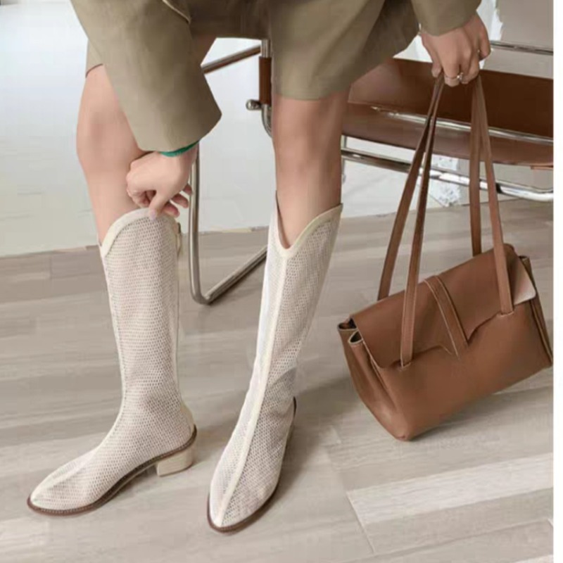 メッシュトールブーツ 夏新作 ラウンドトゥ ジップ ソフトソ - Soft Sole Booties のレビューと価格