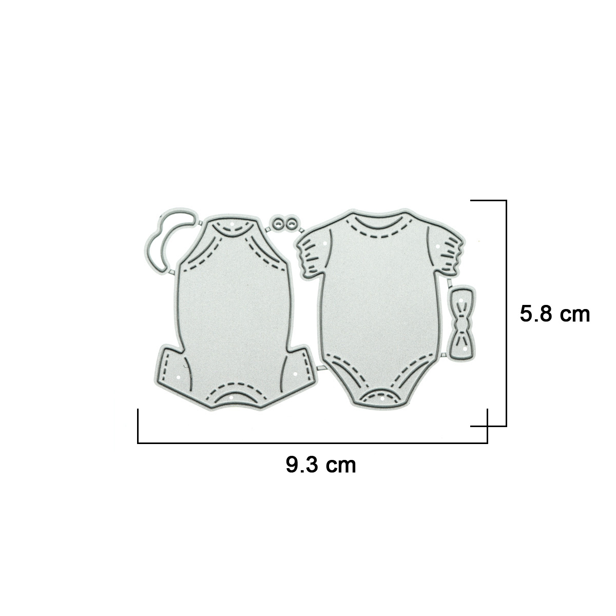 金属切削ダイス衣類ベビーロンパースパターンスクラップブッキン - Baby Clothing Patterns のレビューと価格