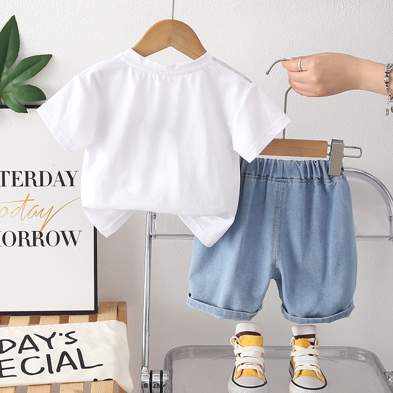 子供服スーツ2026夏新作ベビー男の子服韓国風カジュアル半袖 - Baby Clothing Korea のレビューと価格