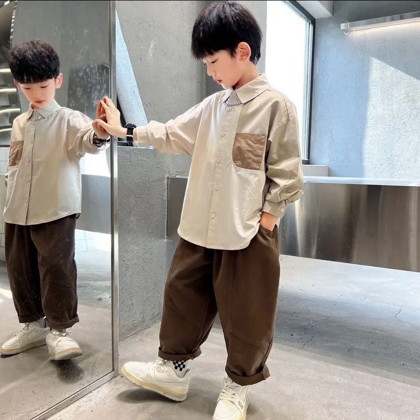 男の子服セット,ベスト,トップス,パンツ,子供用,男の子用, - Baby Clothing Korea のレビューと価格